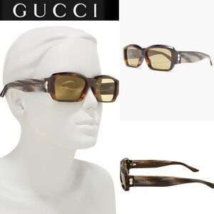 GUCCI GG0669S/004 Sunglasses Brown